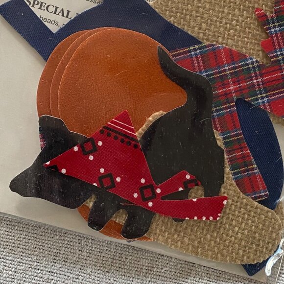 Vintage 1990s Innovations Designer Iron On Kit Autumn Scarecrow Cat Design Kit - Picture 5 of 6